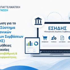 Ενημέρωση για το Εθνικό Σύστημα Ηλεκτρονικών Δημοσίων Συμβάσεων (ΕΣΗΔΗΣ) για Προμήθειες και Υπηρεσίες μετά την αναβάθμιση & νέες λειτουργικότητες